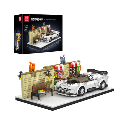Street-side Bugatti Centodieci