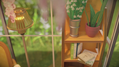 Holiday Garden House Book Nook